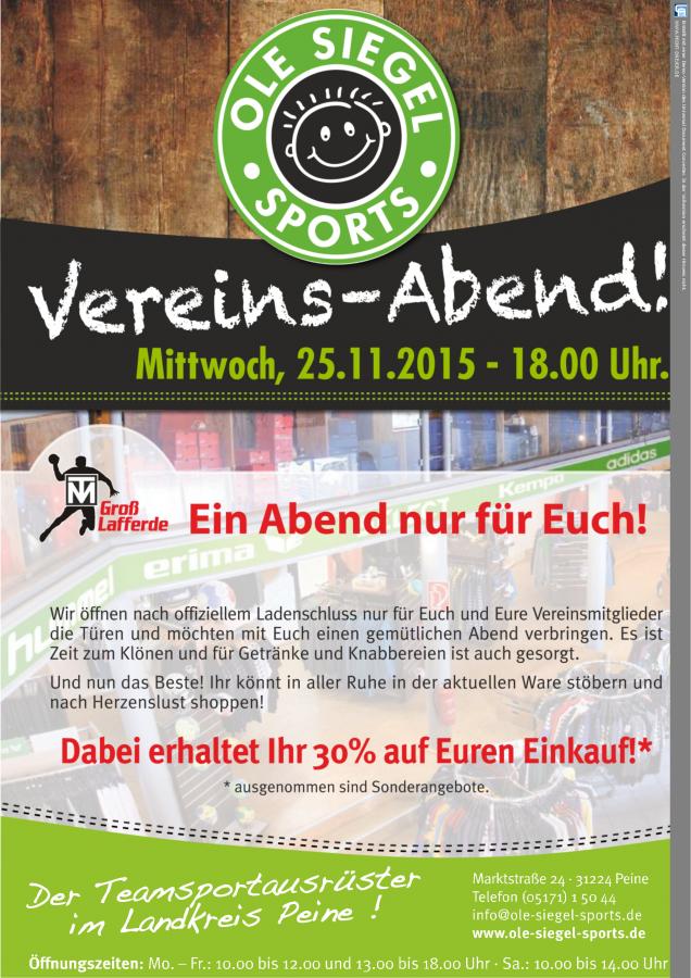 Vereinsabend bei Ole Siegel