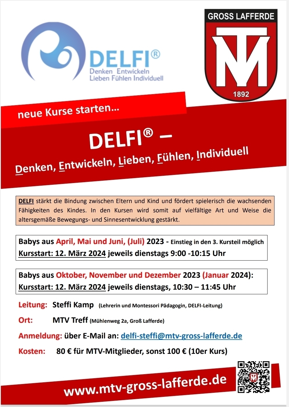 neue DELFI Kurse starten am 12.03.2024