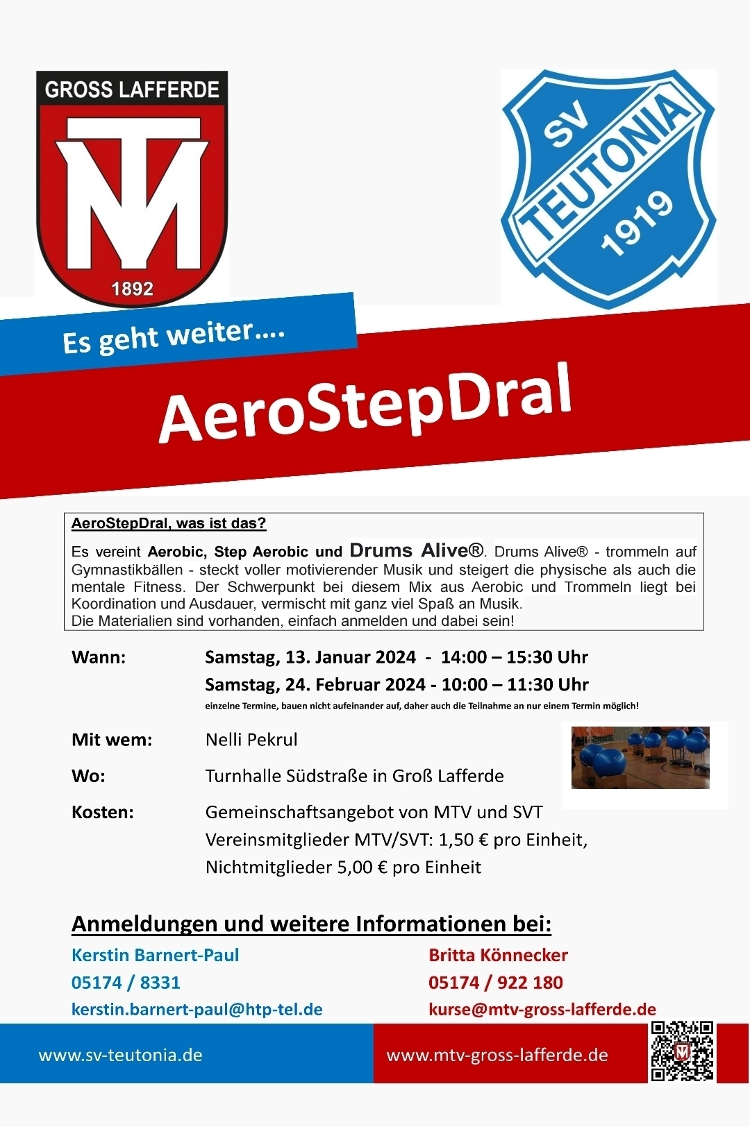 AeroStepDral – neue Termine für 2024