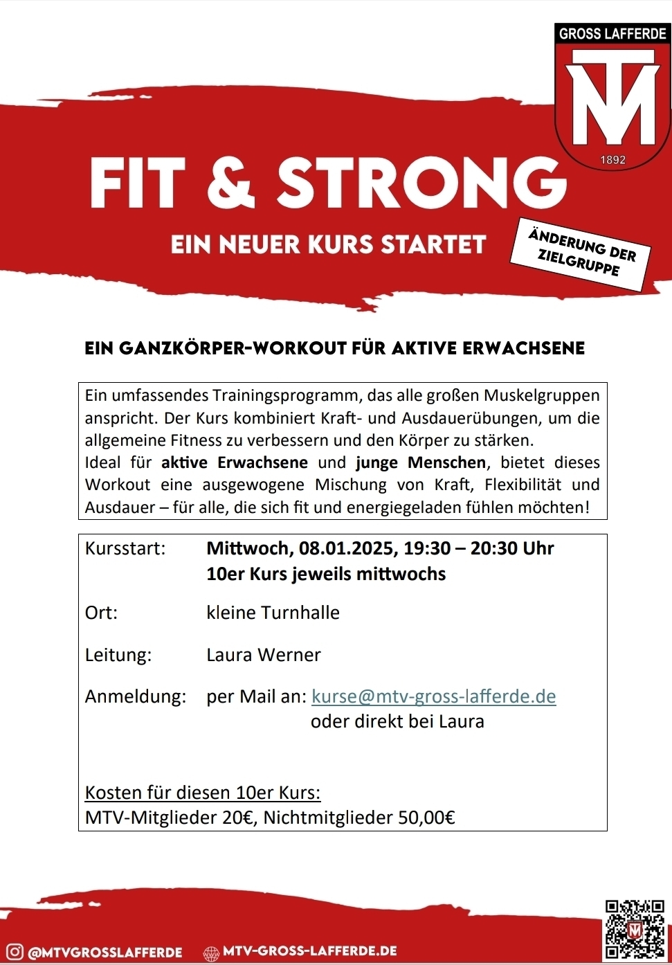 Fit & Strong startet neu