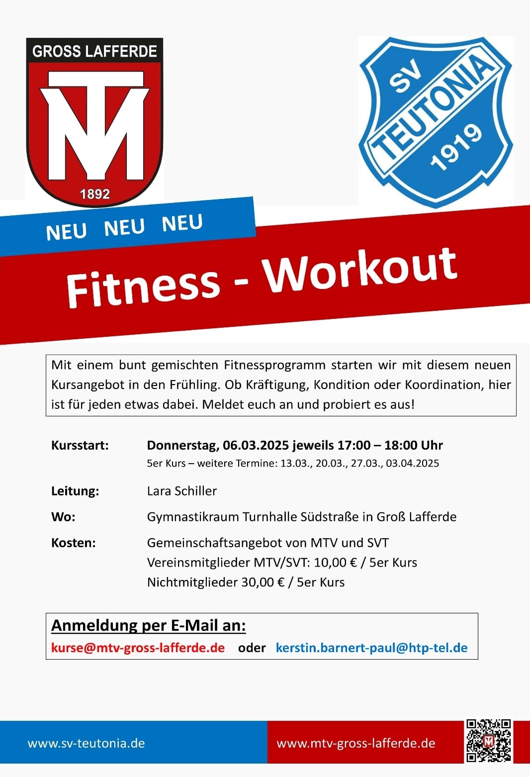 Fitness – Workout | Start am 06.03.25