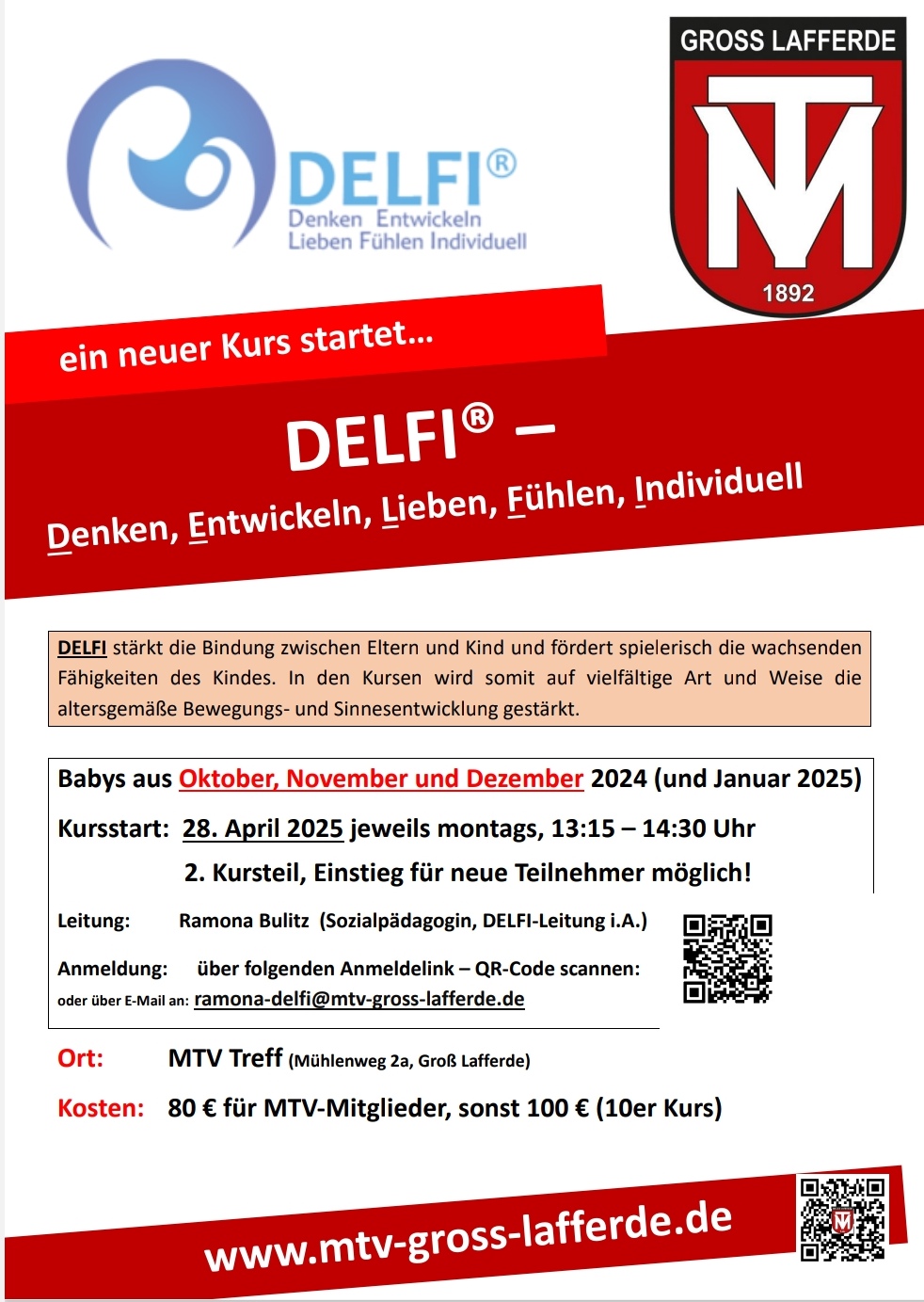 neuer DELFI Kurs startet – noch wenige Plätze frei