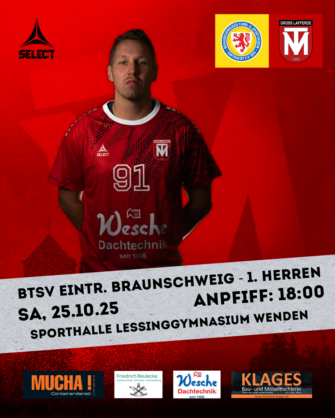 1. Herren will weiße Weste in Braunschweig verteidigen