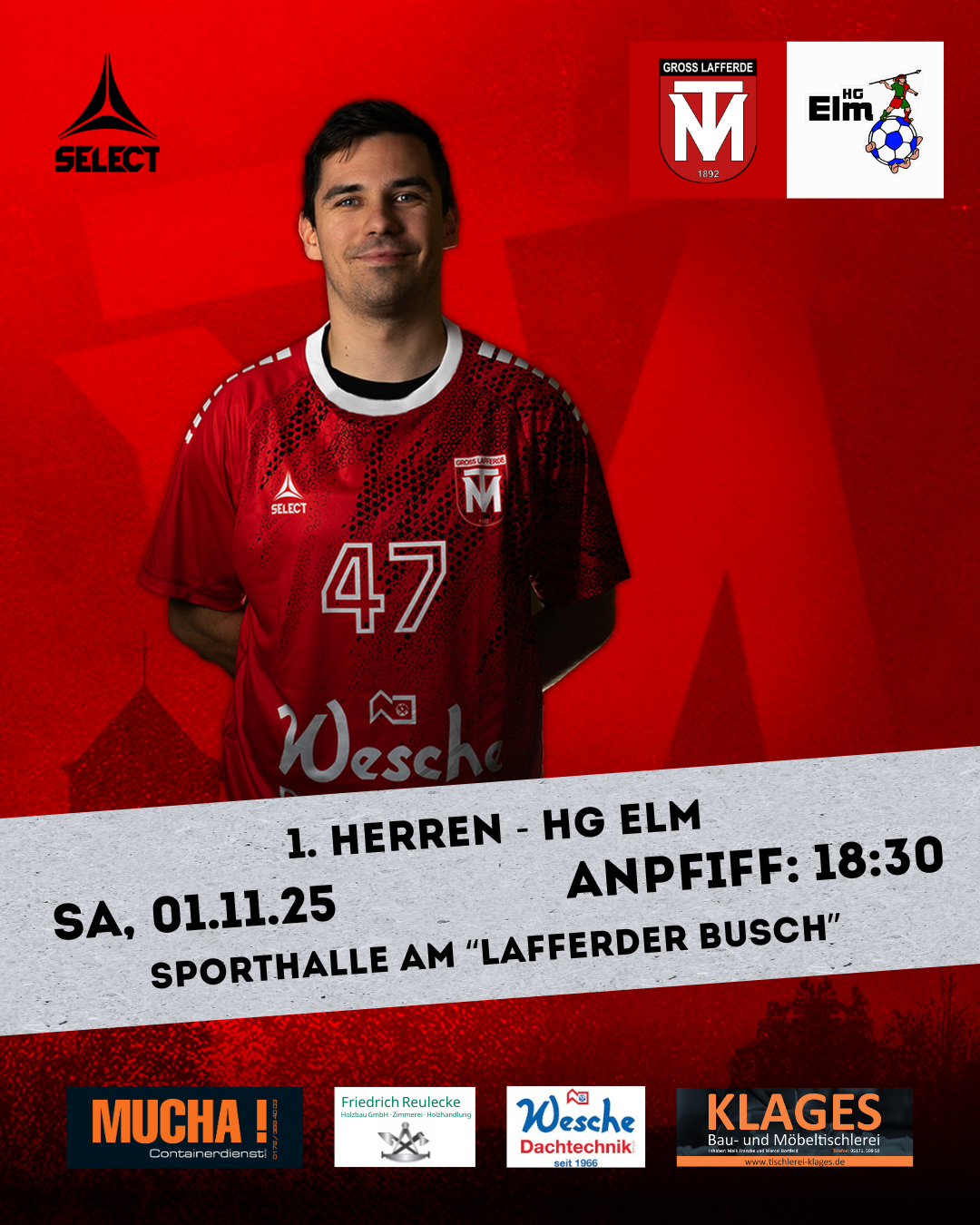 1. Herren empfängt die HG Elm zum nächsten Spitzenspiel